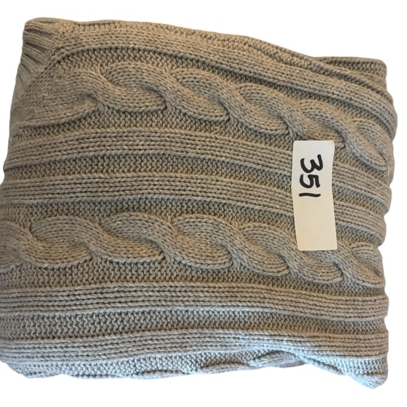 Banana Republic Cowl Neck Cable Knit Grey Sweater Vest Cashmere Blend Size S - Picture 9 of 9